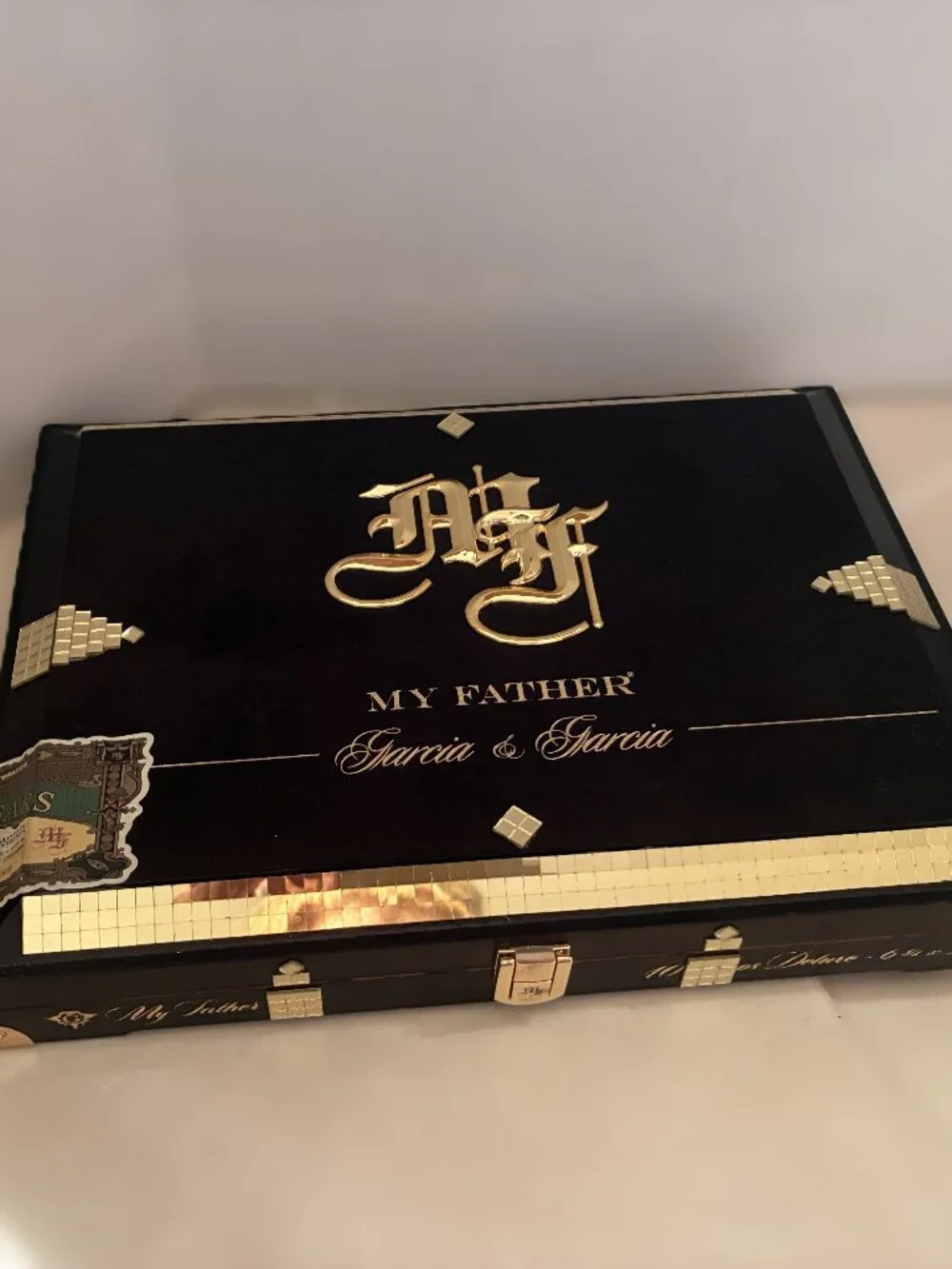 SUEÑOS de SAUNDRA Upcycled, Artful Storage, Extremely RARE, My Father, Cigar Box